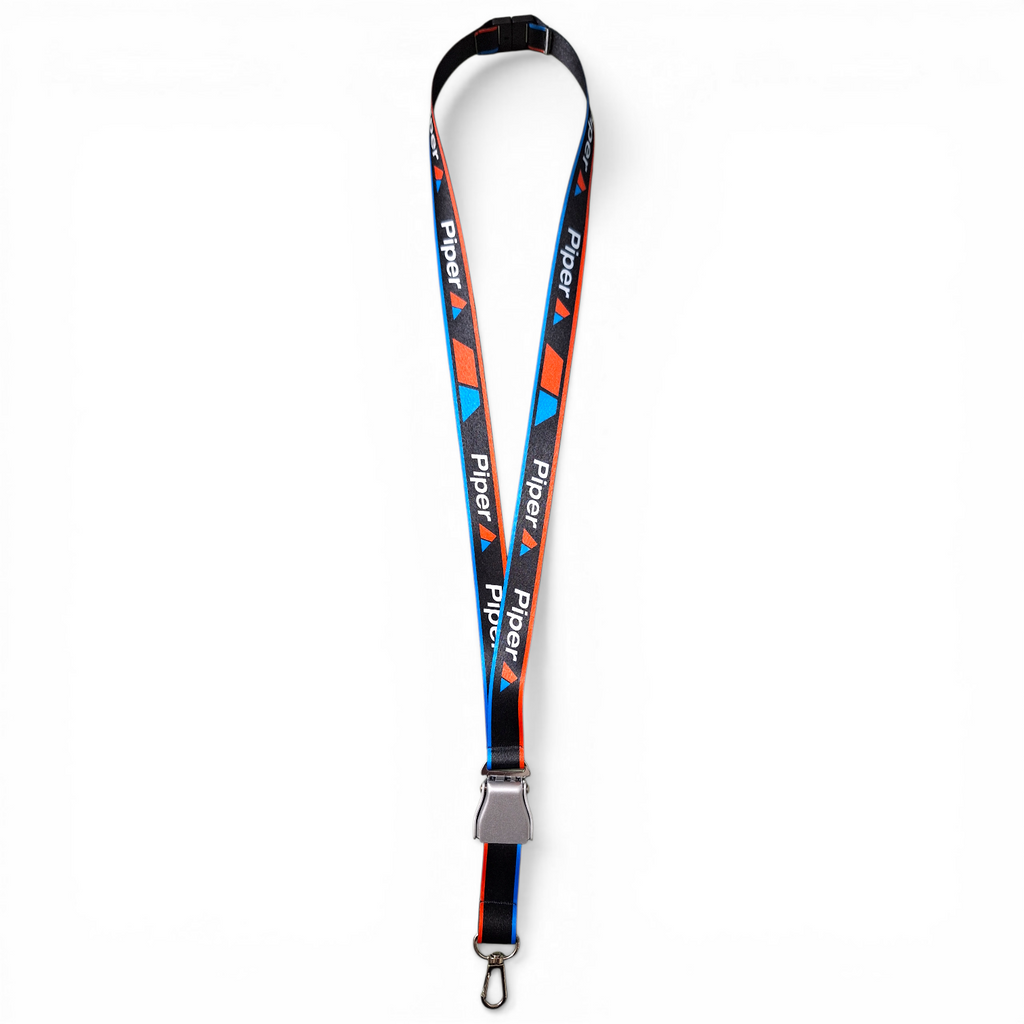 PIPER LANYARD SEAT BELT BORDES ROJO Y AZUL