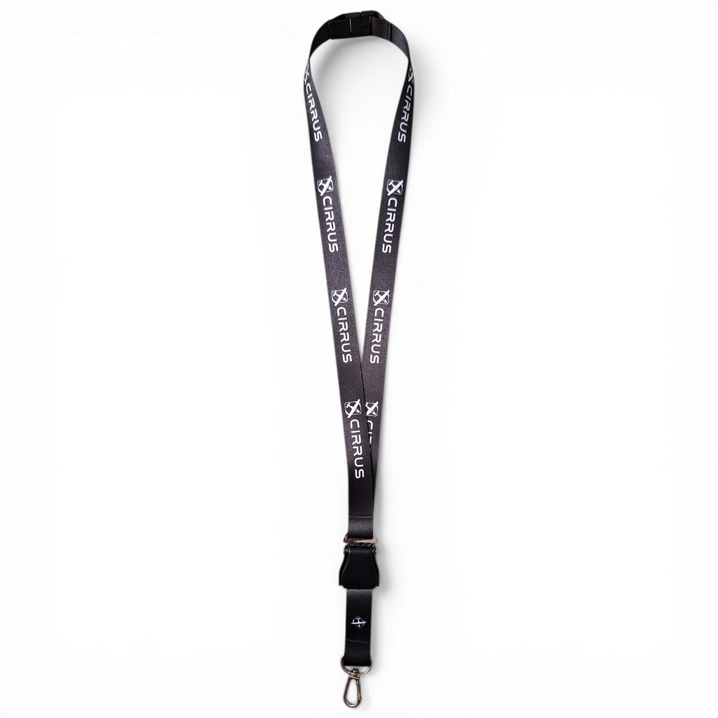 CIRRUS LANYARD SEAT BELT CHAPA NEGRA