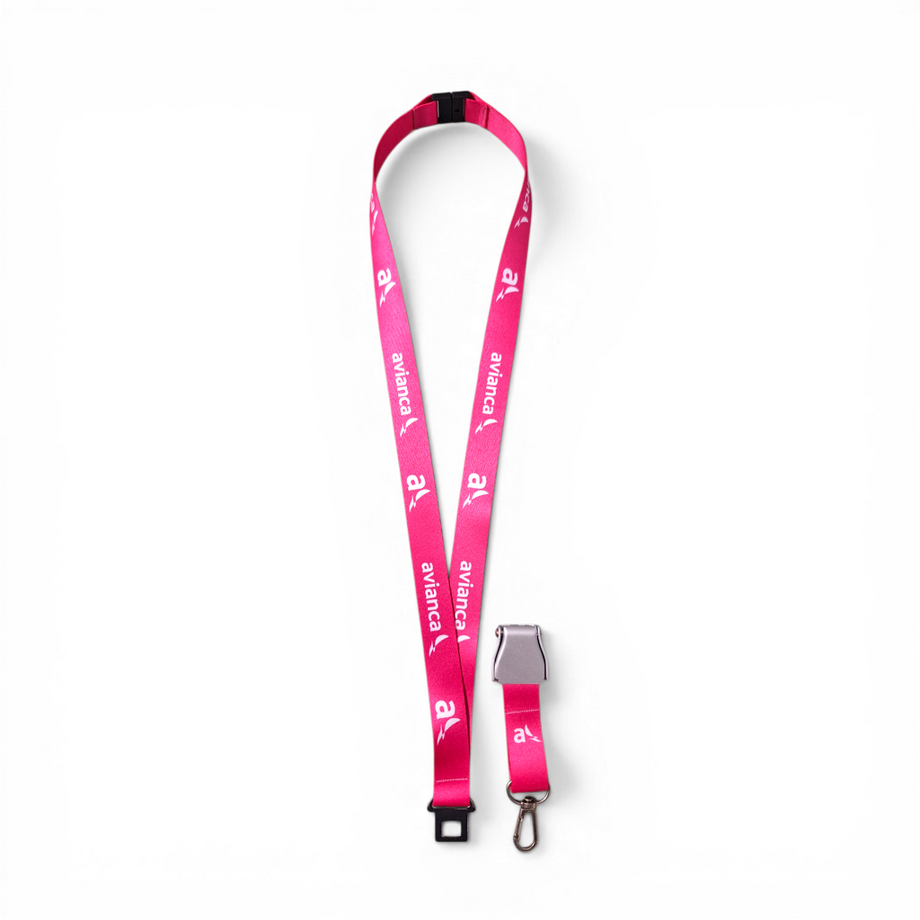 AVIANCA ROSADO LANYARD SEAT BELT