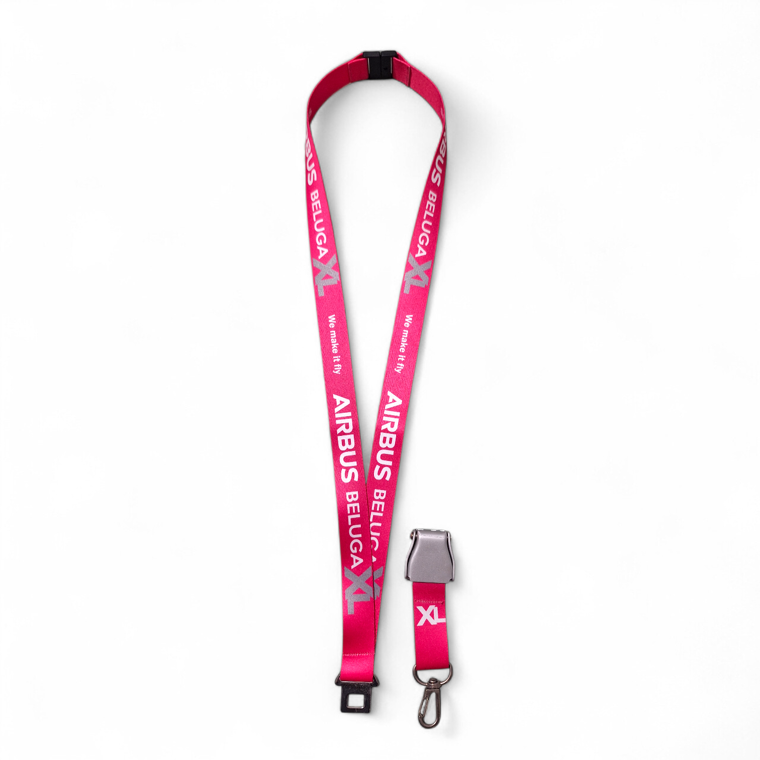 BELUGA XL AIRBUS ROSADO LANYARD