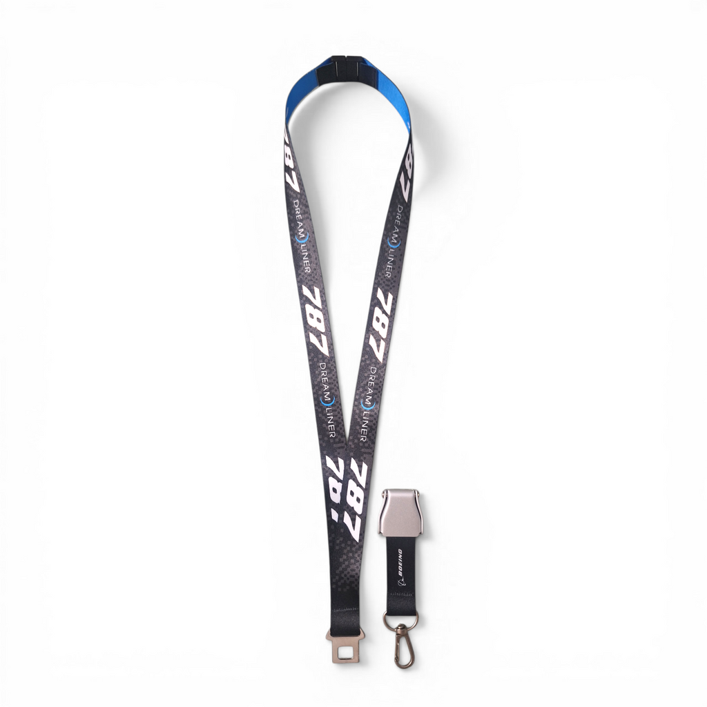 BOEING 787 PIXEL LANYARD SEAT BELT