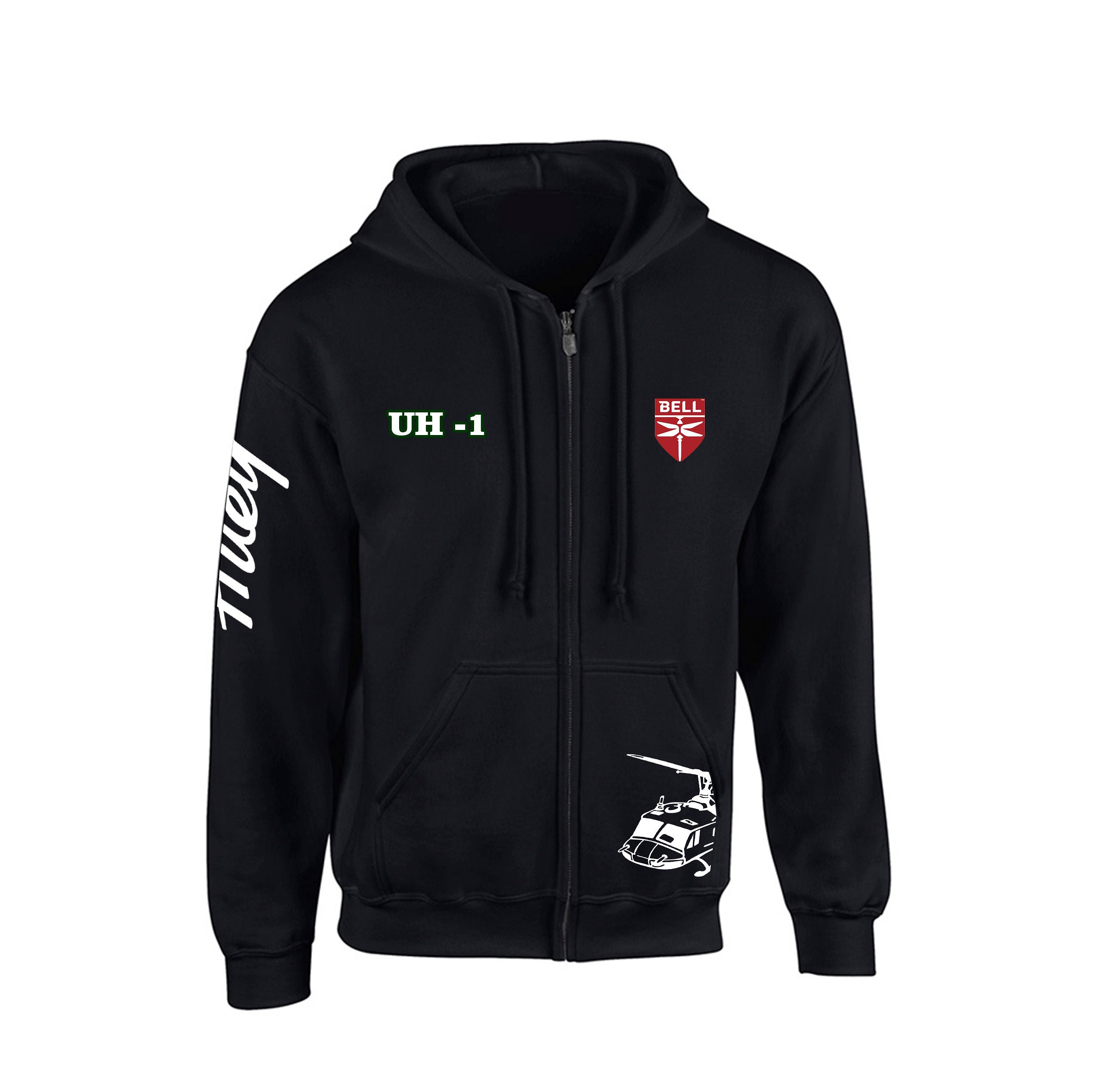 HOODIE CREMALLERA BELL HUEY II