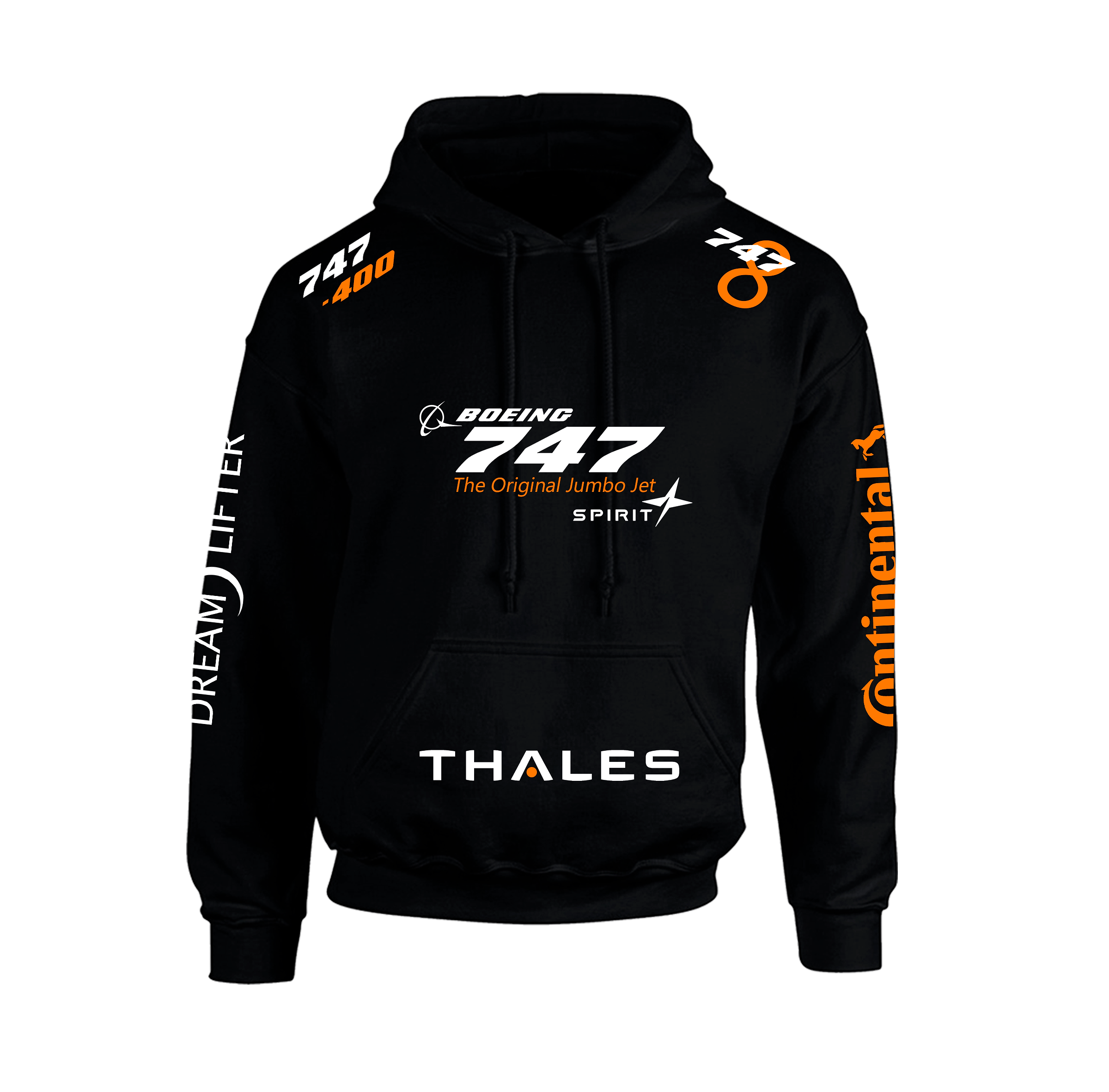 HOODIE BOEING 747 TIPO NASCAR