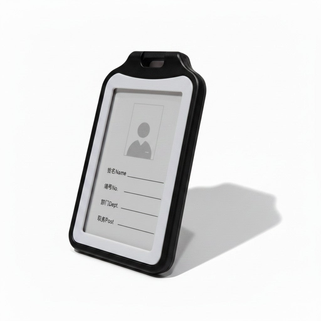 PORTA CARNET DOBLE MARCO NEGRO