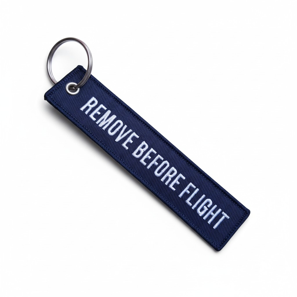 REMOVE BEFORE FLIGHT AZUL NAVY LLAVERO
