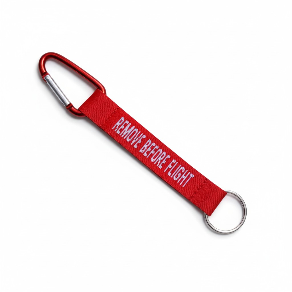 REMOVE BEFORE FLIGHT ARNÉS LLAVERO