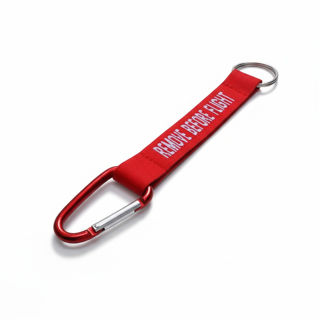 REMOVE BEFORE FLIGHT ARNÉS LLAVERO