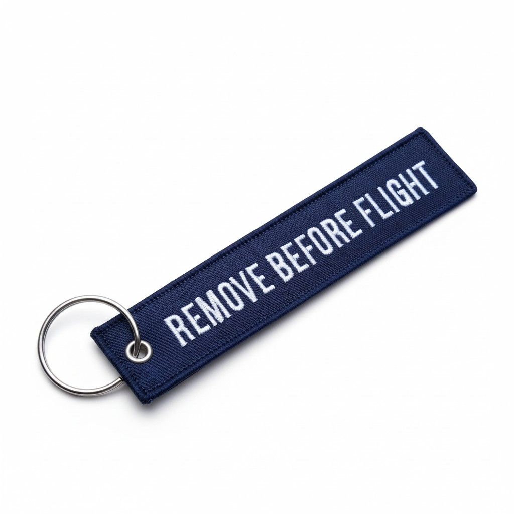 REMOVE BEFORE FLIGHT AZUL NAVY LLAVERO