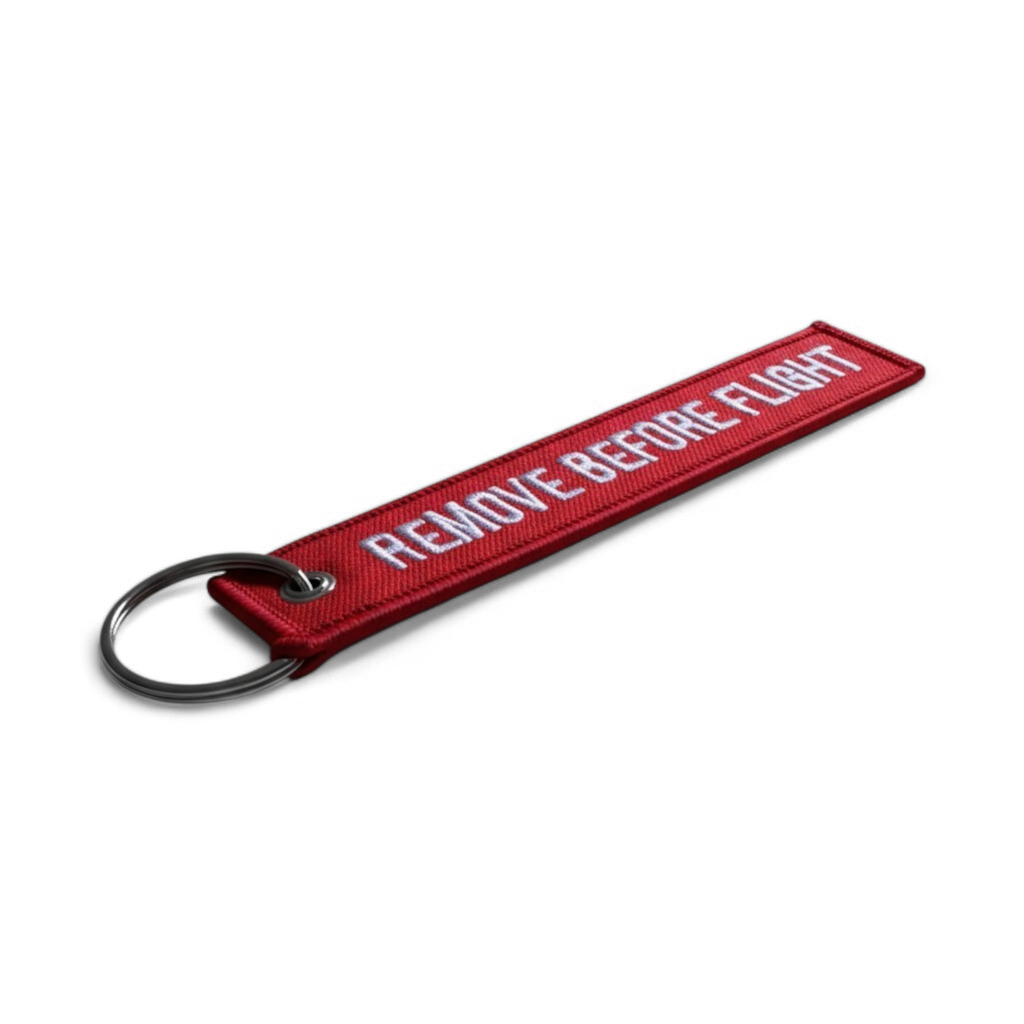 REMOVE BEFORE FLIGHT ROJO LLAVERO