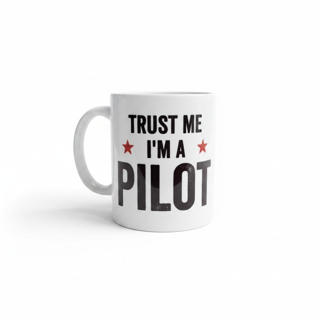 MUG CLASICO TRUST ME I'M A PILOT