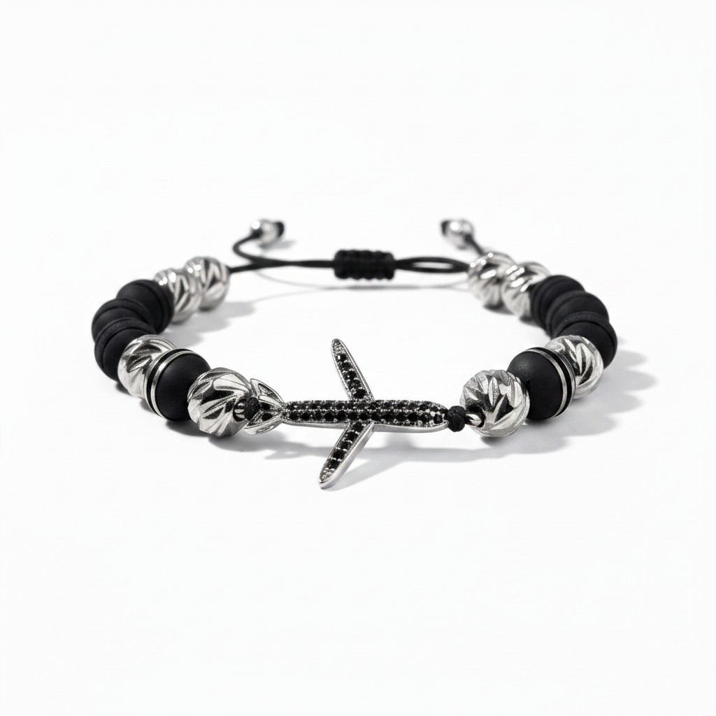 Pulsera Ajustable con Abalorios y Detalle de Avion (Copia) (Copia) (Copia) (Copia) (Copia) (Copia) (Copia) (Copia) (Copia)