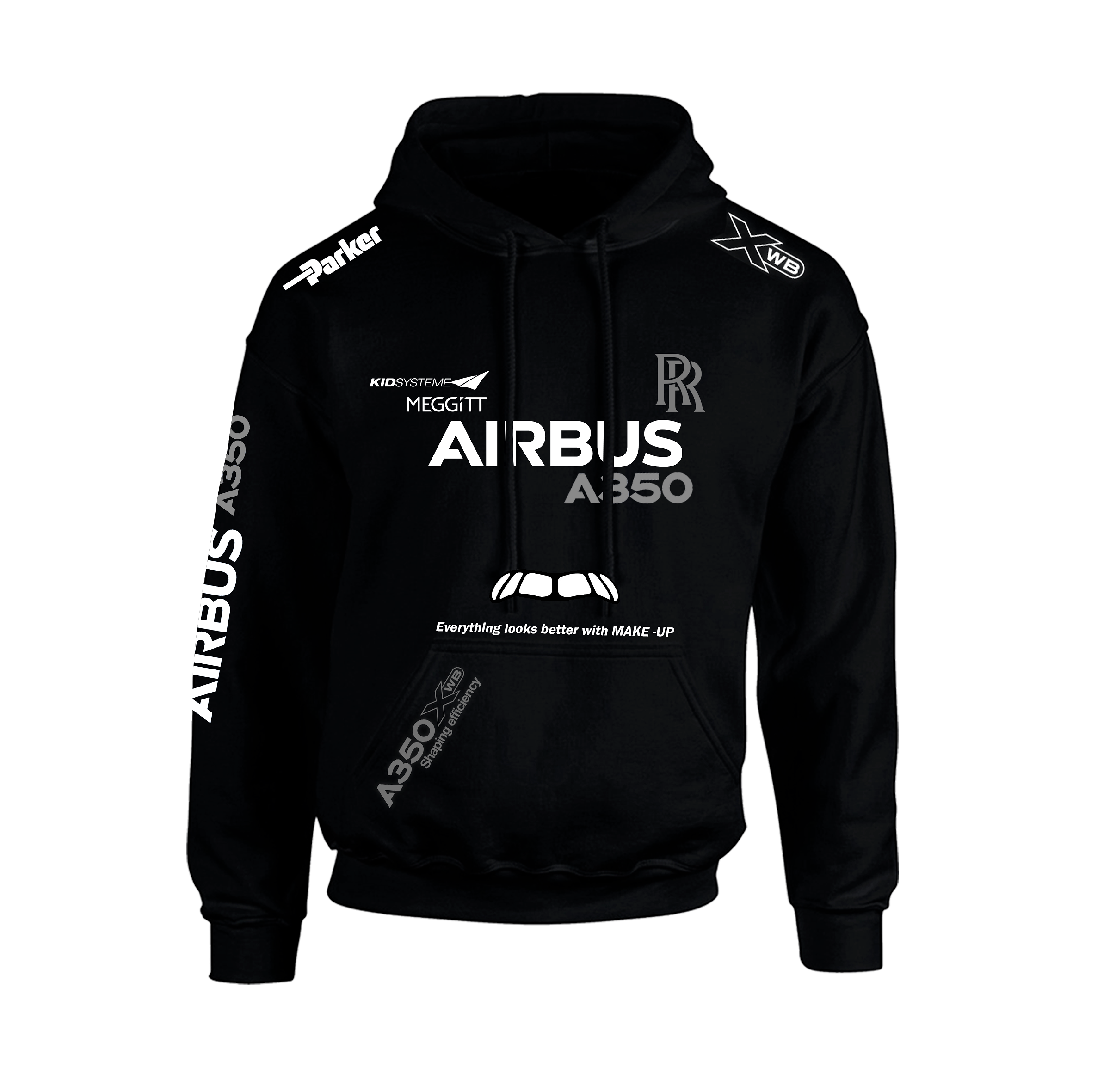 HOODIE AIRBUS A350XWB TIPO NASCAR