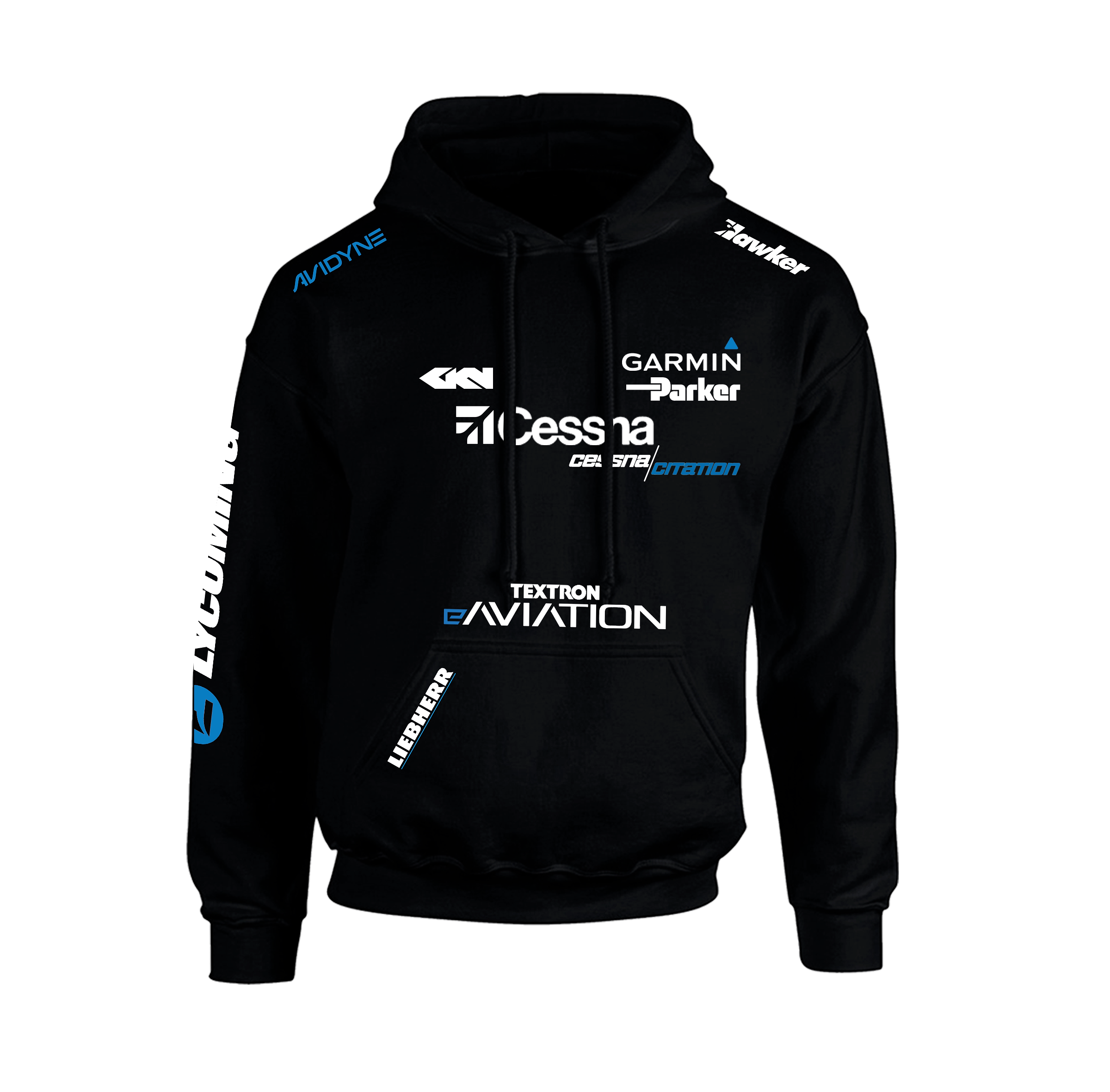 HOODIE CESSNA TEXTRON AVIATION TIPO NASCAR