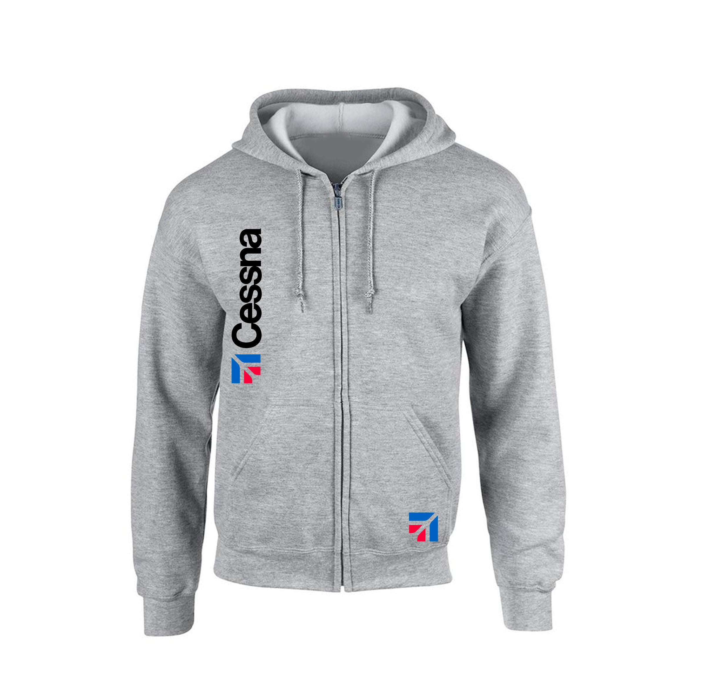 HOODIE CREMALLERA CESSNA
