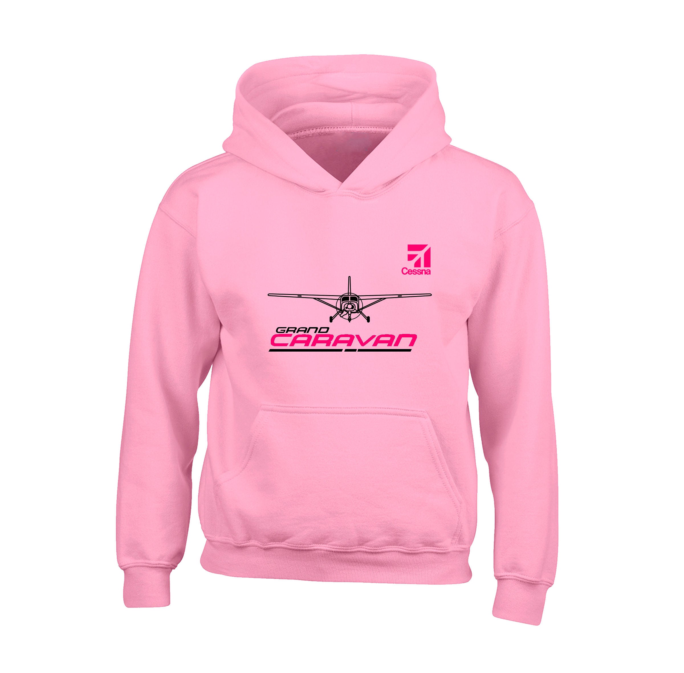 HOODIE CESSNA GRAND CARAVAN ROSA