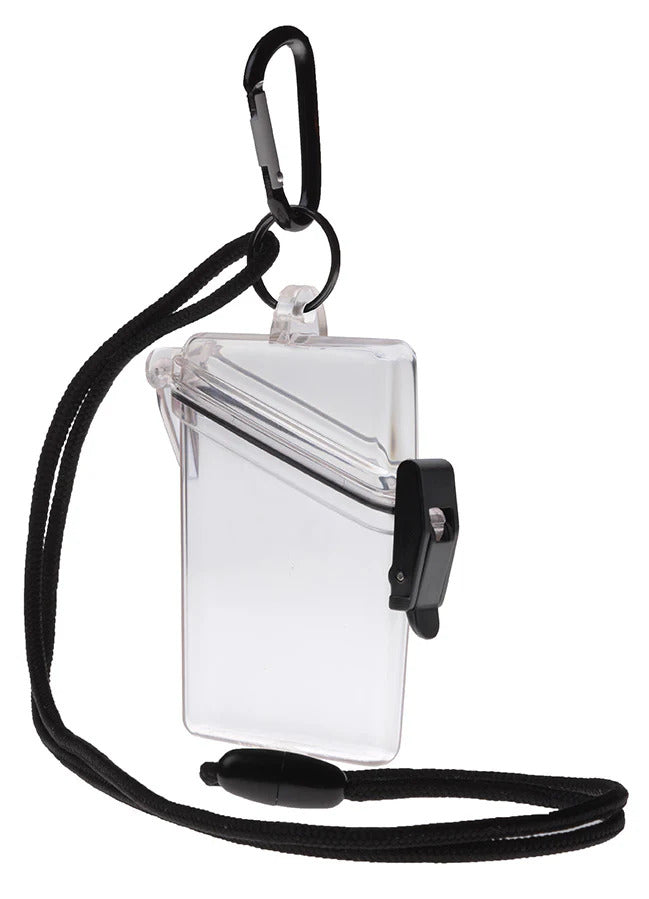 PORTA DOCUMENTOS IMPERMEABLE WITZ TRANSPARENTE
